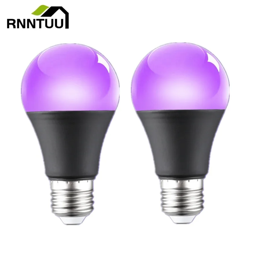 RnnTuuAmpouleUVvioletteetnoire12Wlueurdanslenoirfournitures