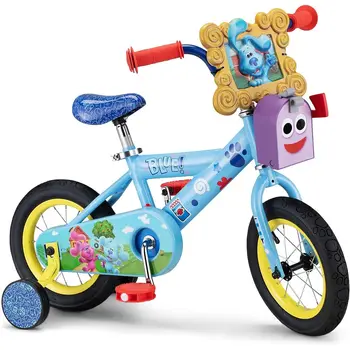 Children's 12-Inch Wheel Bike with Training Wheels, Suitable for Ages 2-4