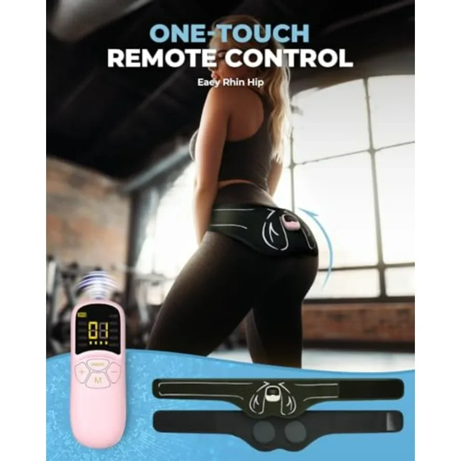 EM25-glute Toning Device, Hip Trainer with 10 Modes & 30 Intensity Levels, Smart Glute Muscle Toner for Muscle Activation and Fi
