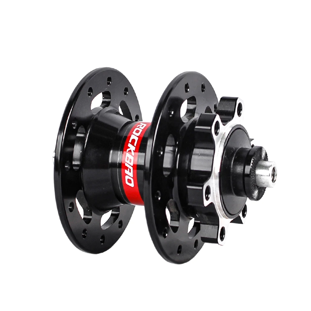 Folding Bicycle Hub Disc Brake, Aluminum Alloy, 2 Bearing Bicycle Parts, 20 Holes, 24 Holes, 32Holes, Small Wheel Diameter, 74mm