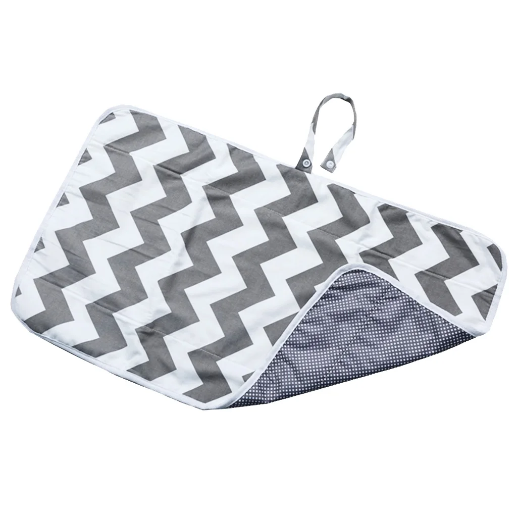 Travel Changing Pad-Cotton Waterproof Baby Diaper Changing Pad for Girls Boys