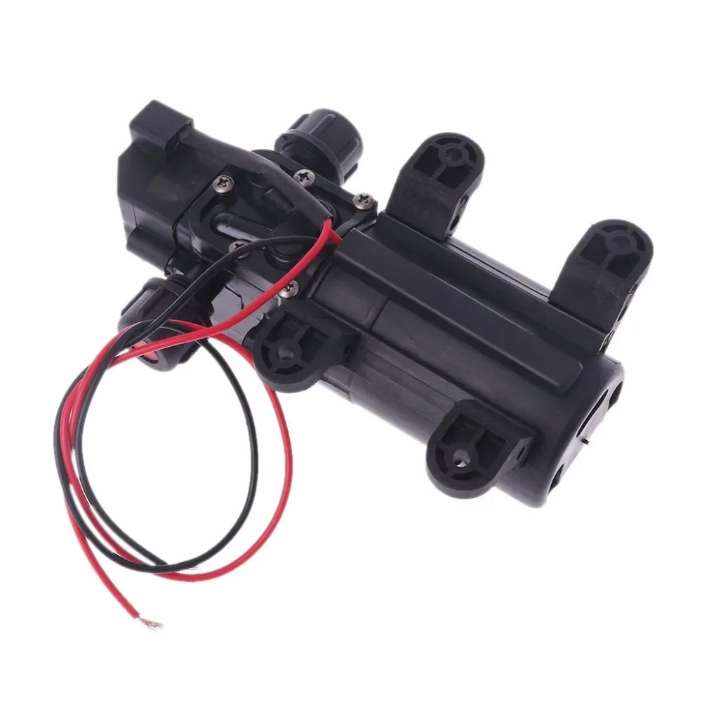 마이크로 DC 12V 70W 130PSI 6L/Min 물 고압 펌프 다이어프램 자체 프라이밍 펌프 농업 전기 스프레이 펌프