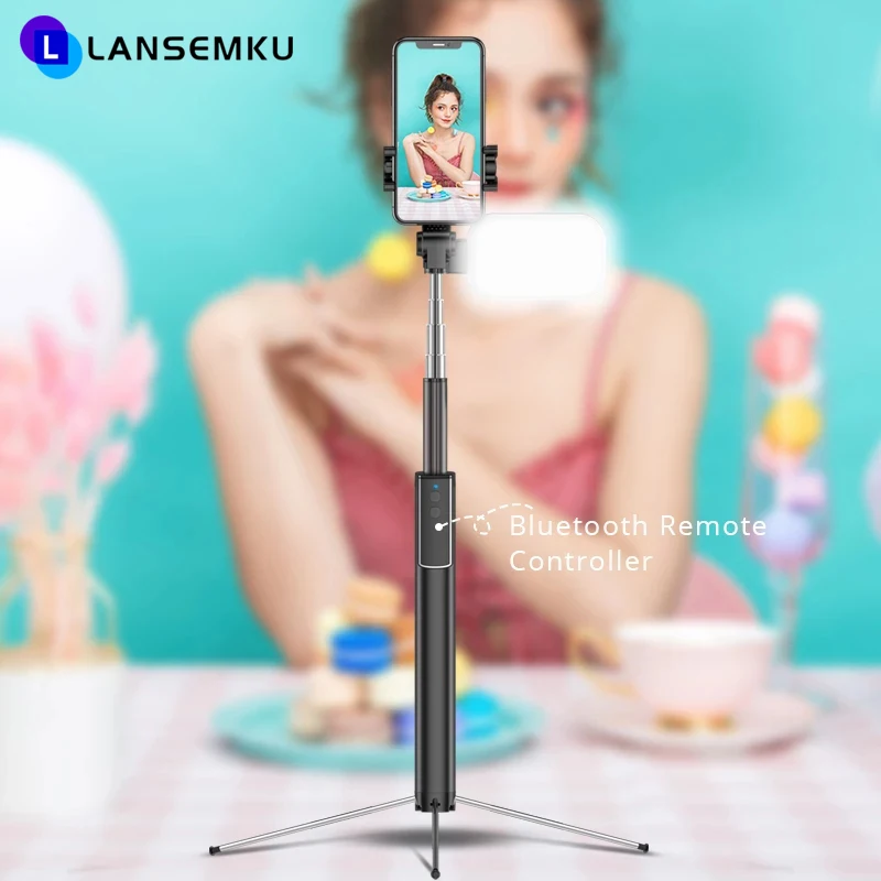 Foldable Handheld Gimbal Smartphone Selfie Stick Stabilizer Telescopic