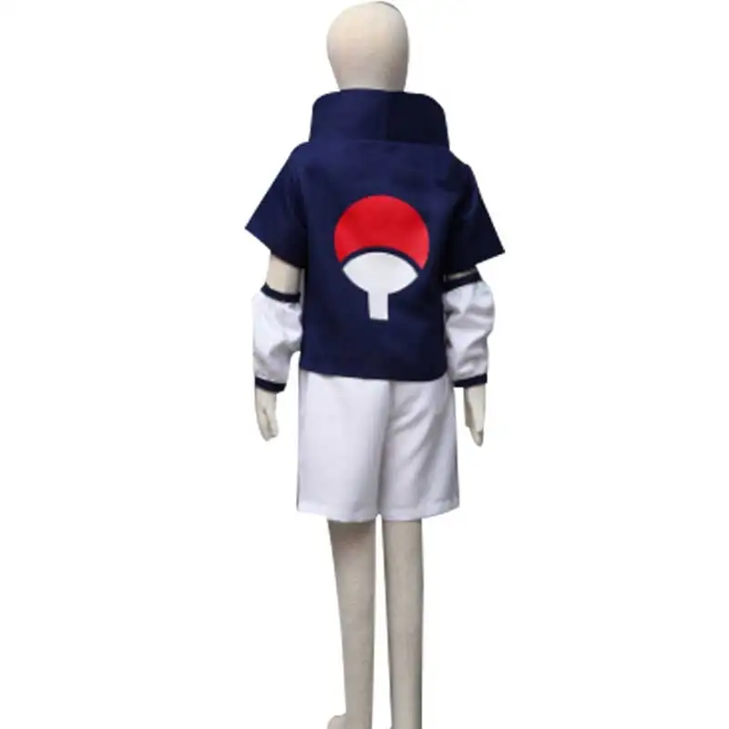 Kids Adult Uchiha Cosplay Sasuke Costume Outfit Children Summer School Uniform Suit Anime Halloween Costume superhero cosplay costume,kids cosplay costume