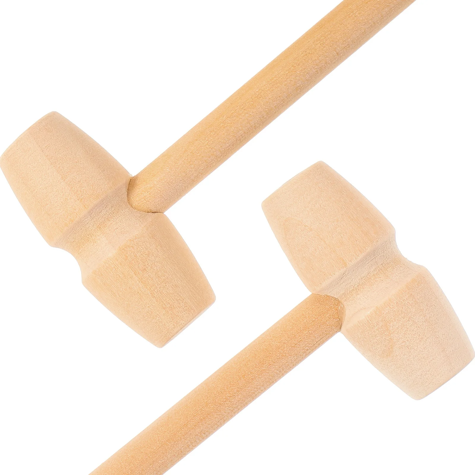 12 Pcs Baby Boy Toys Mini Mallet Wood Hammer Chocolate Funny Gavel Bamboo Toddler 6