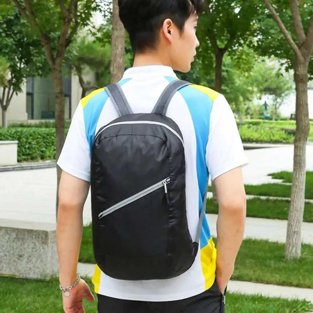 휴대용 초경량 여행 방수 야외 캠핑 여성 미니 여행 백팩 경량 나일론 가방 접이식 남성 백팩