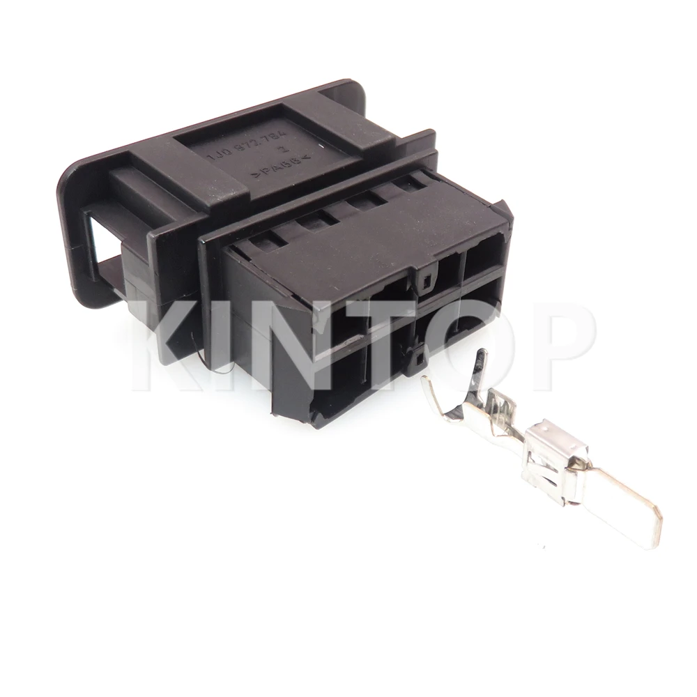 1 Set 8 Pins Auto AC Assembly Plastic Housing Connectors With Wires Car Unsealed Wire Cable Socket 1J0 972 784 1J0972784 For VW