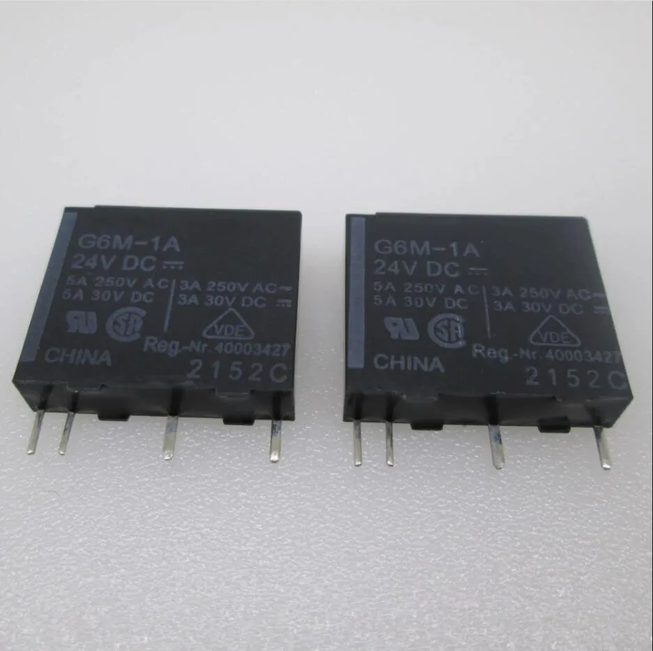 

HOT NEW relay G6M-1A 24VDC G6M-1A-24VDC G6M-1A-24V G6M1A 24VDC 24V DC24V DIP4 20pcs/lot