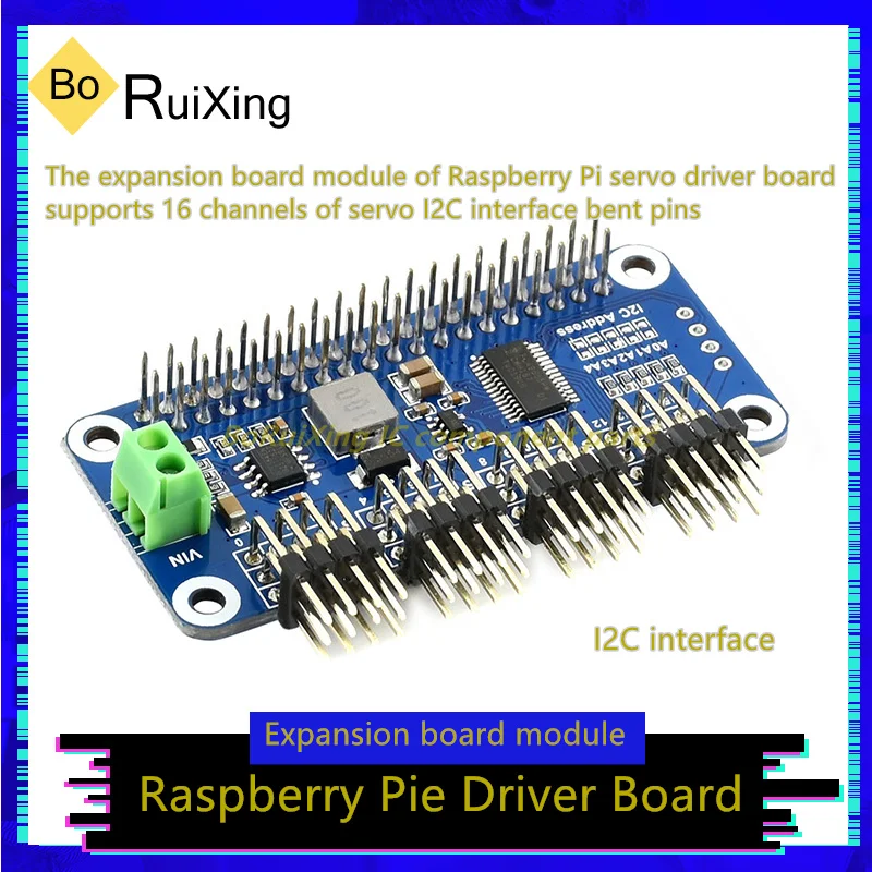 Servo Driver Hat (B) Il Modulo Scheda Di Espansione Della Scheda Driver Servo Raspberry Pi Supporta 16 Canali Di Interfaccia Servo I2C