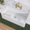 Bowl Kitchen Sink Deep Drop In Farm Sink Undermount with Modern Style Luxury Accessory Kit 2