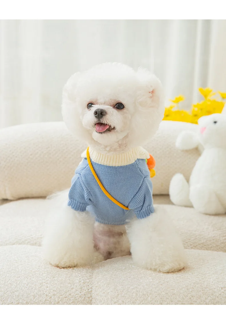 Cute Patterned Knitted Sweaters For Dogs