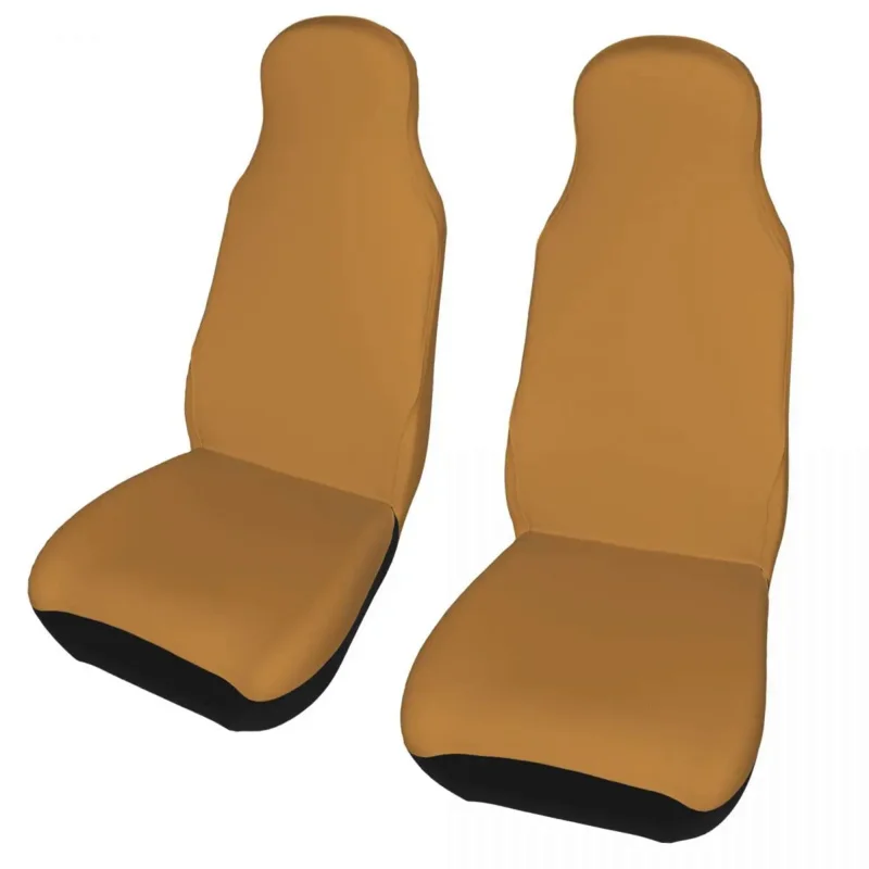 

Brown Color Universal Car Cover Four Seasons Front Rear Flocking Cloth Cushion Polyester Fishing
