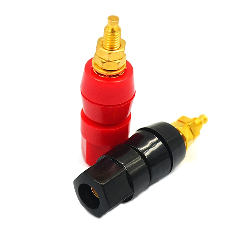 Borne De Poste Amplificateur – Torx, Tête Banane, Fiche Jack, Rouge – Uxcell