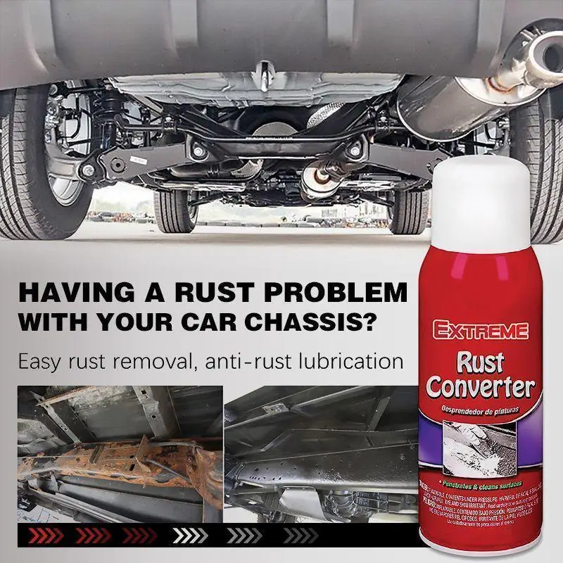 

100ml Chassis Rust Converter Car Rust Remover Spray Metal Surfaces Maintenance Clean Iron Powder Cleaning Rust Remover Dropship