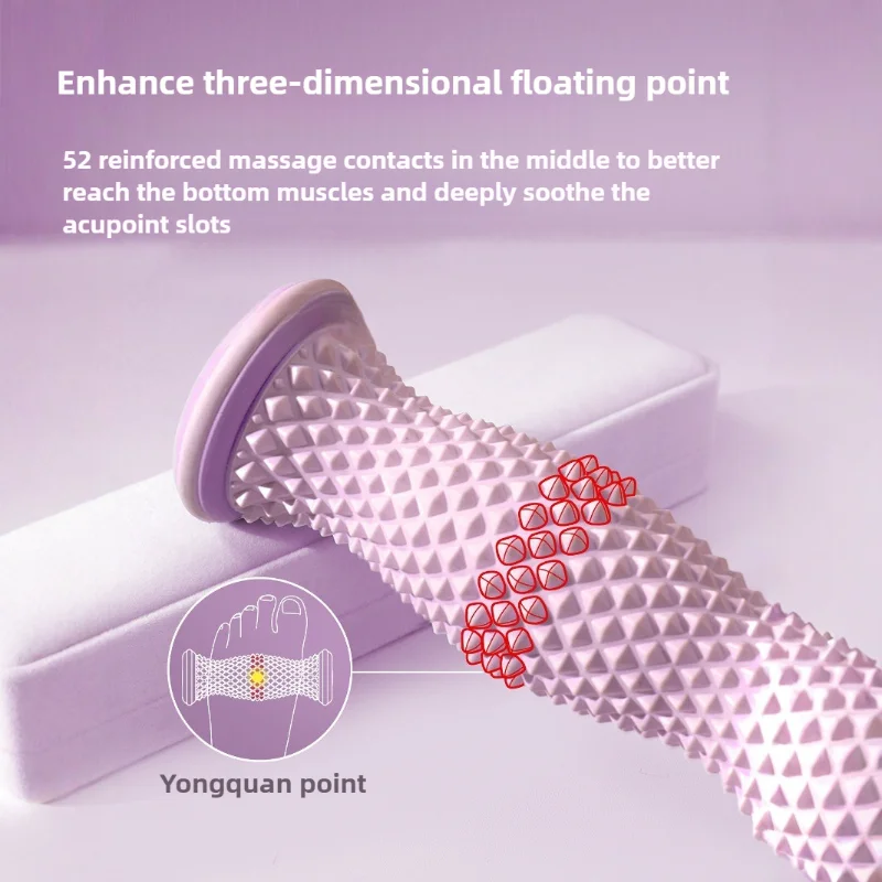 Enhanced Foot Massager Roller for Deep Muscle Relaxation and Yoga