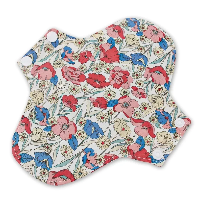1PCS Graphene Cotton Charcoal Sanitary Pads Washable Panty Liner Mama Maternity Menstrual Pad with Charcoal Absorbency Layer 4
