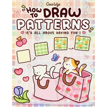 Coloring Book for Adults/Kids - How to Draw Patterns: Easy and Fun Step-by-Step Guide for Unique Creations,Cultivate imagination 1