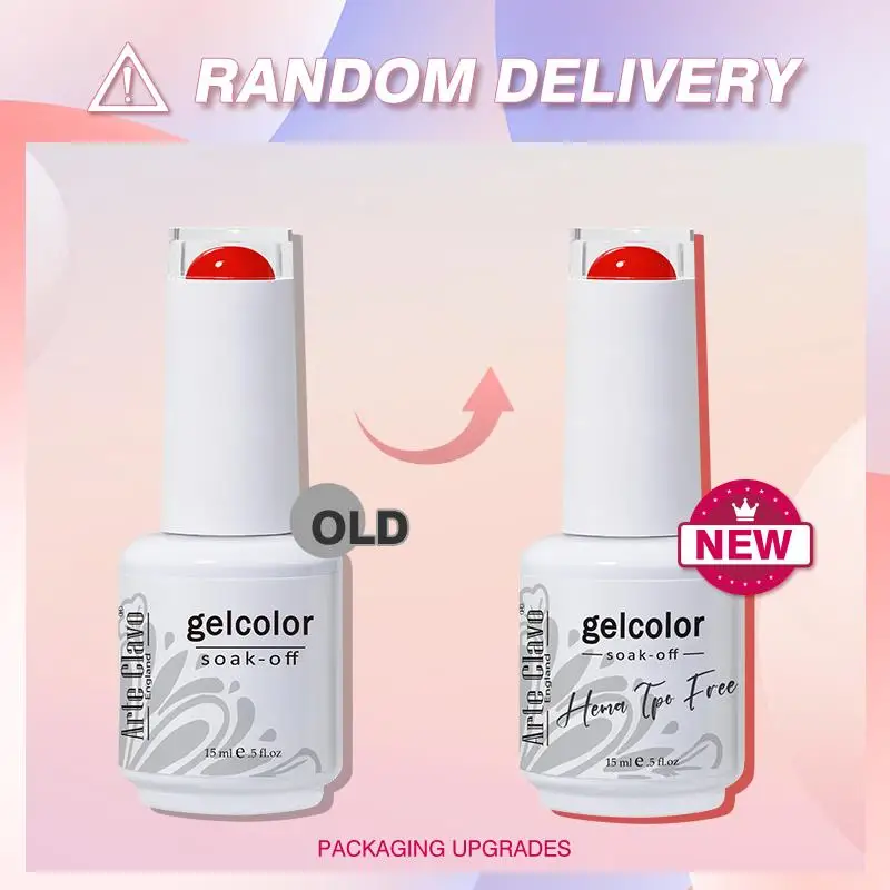 아르테 클라보 글리터 젤 네일 15ml 세미 퍼머넌트 소크 오프 UV 젤 바니쉬 네일 매니큐어 탑 베이스 코트 젤 폴리쉬 아트 데코레이션