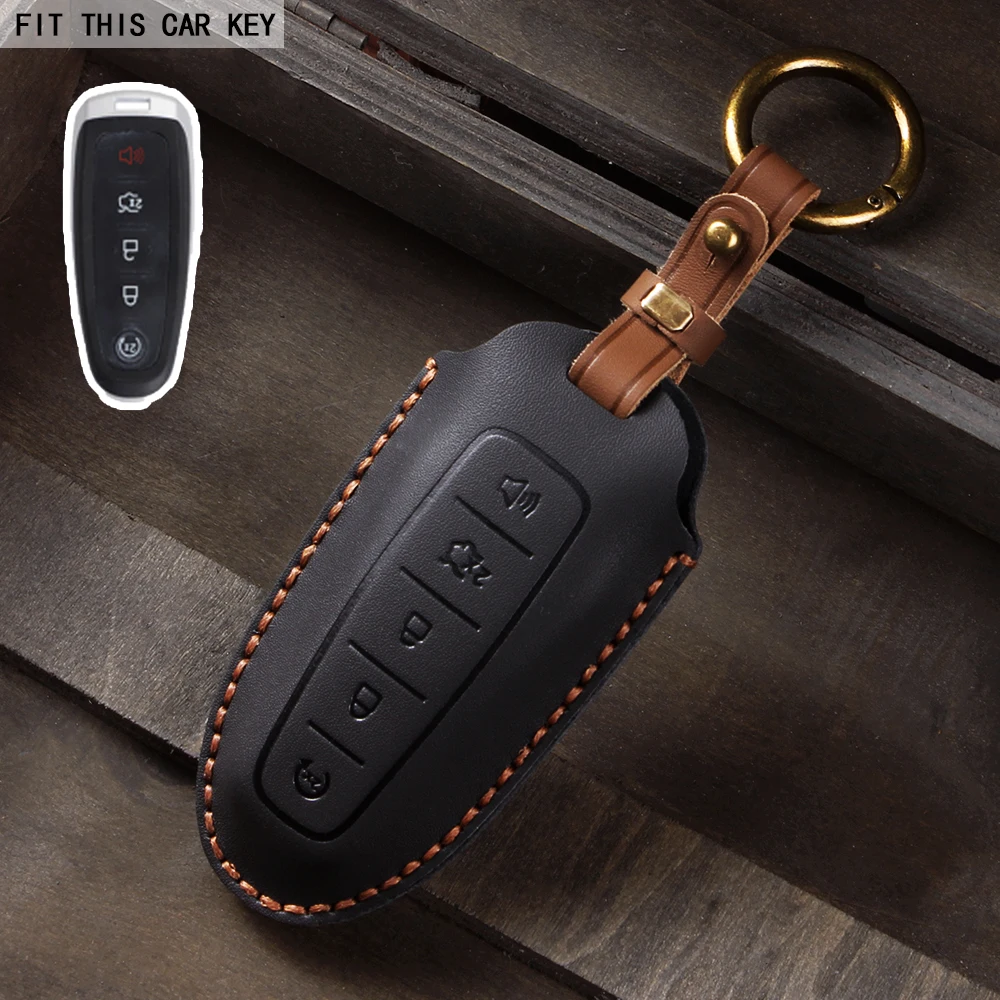 Auto Fernbedienung Schlüssel Fall Abdeckung Shell Fob Halter für Ford Focus C-Max Explorer Escape Kuga Taurus C max Schlüsselbund Haut Schlüsselbund – Detail 6
