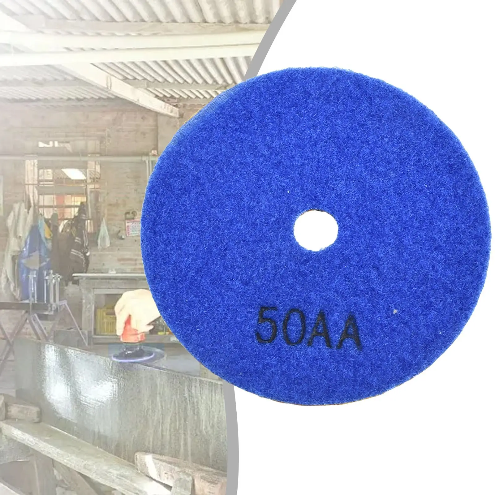 

Super Diamond Polishing Pad Marble Resin Wet Wet Polihing 1/4pcs 200# 4 Inch 50# Bond Concrete High Glossiness