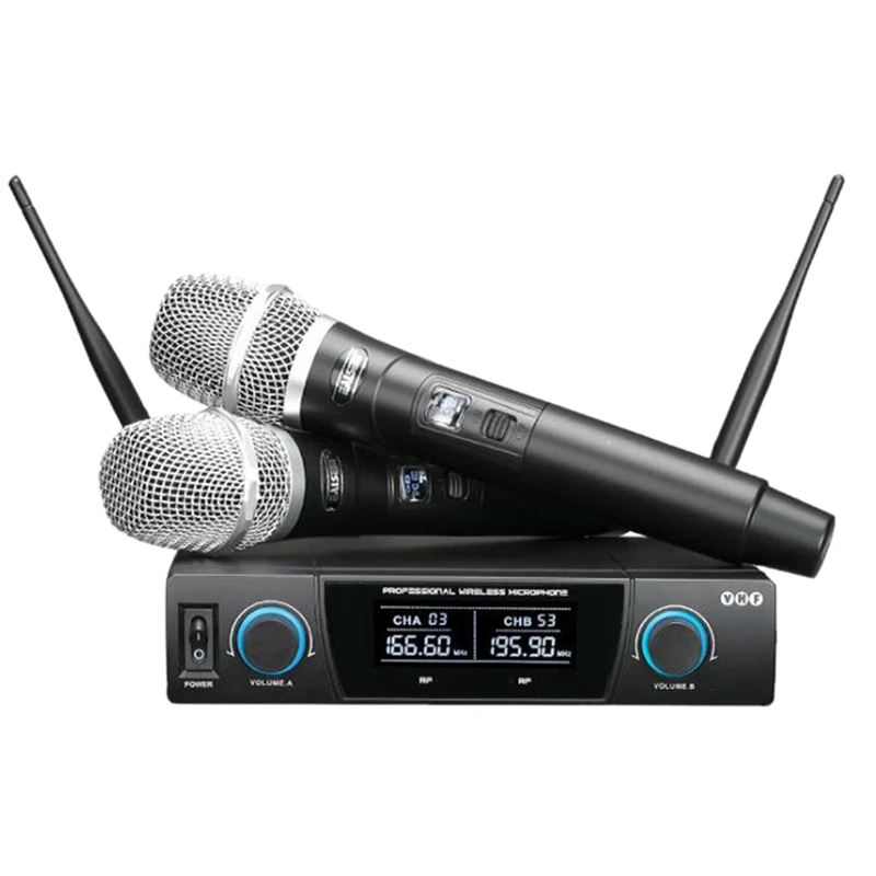 

Handheld One For Two VHF Microphones Stage Wireless Microphone Microphone KTV Microphone Wireless Microphone