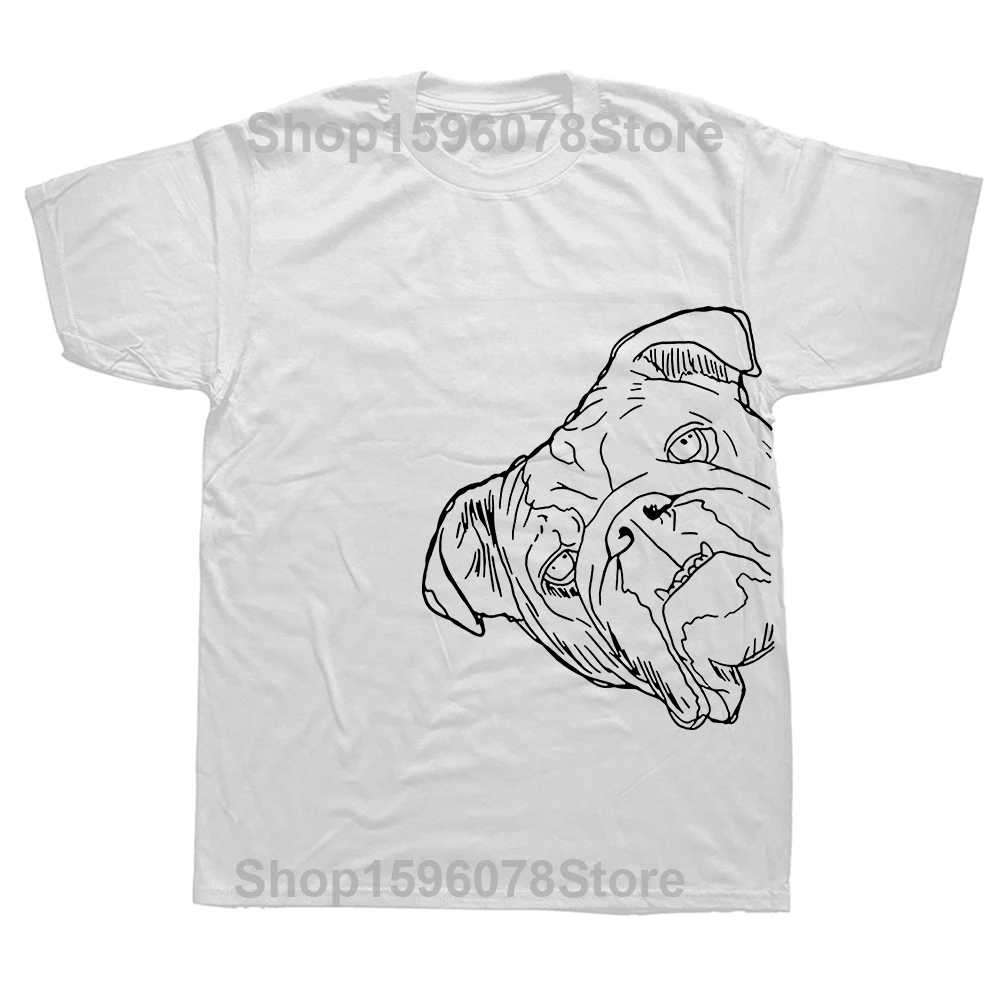 Camisetas divertidas de seguridad de Bulldog Inglés para regalo de perro,  ropa informal de algodón con gráfico, camiseta de manga corta para  cumpleaños y verano, ropa para hombre - AliExpress, image size:1000x1000
