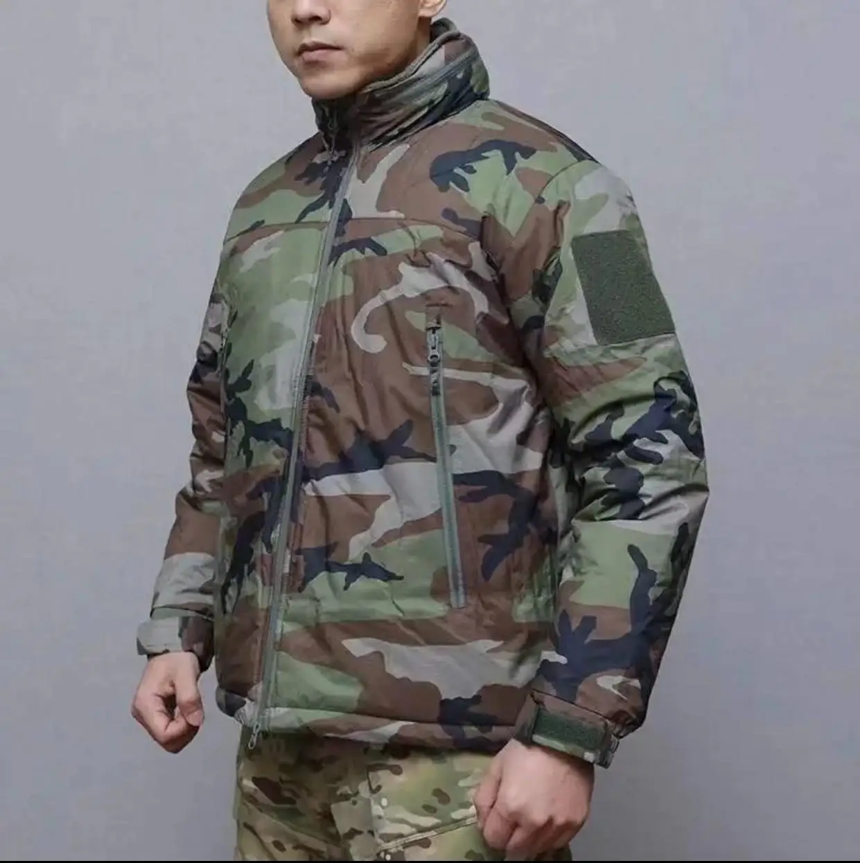 Windproof, waterproof, breathable, thick and warm cotton jacket, tactical coat, autumn and winter snow camouflage assault suit
