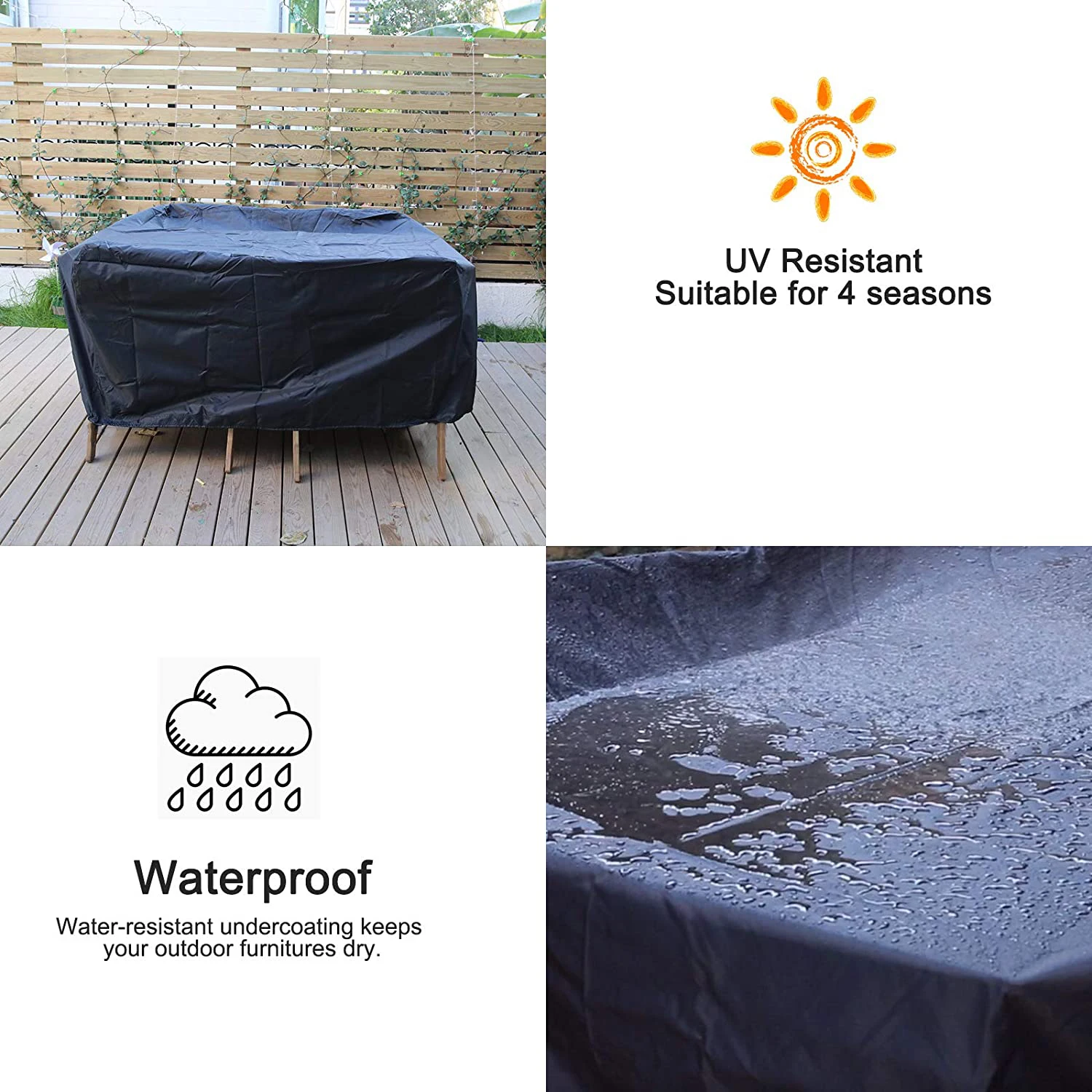 Multiple Size Outdoor Furniture Cover Sofa Chair Table Patio Cover chair cover patio furniture cover chair dust cover