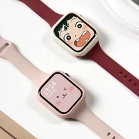 Coque en silicone souple pour bracelet Apple Watch 46mm 45 44mm 42mm 41 40mm, accessoires de protection pour iwatch série SE 11 10 9 8 7 6 5