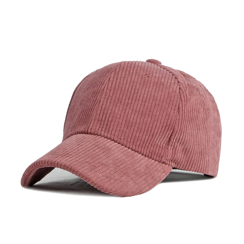 Corduroy Baseball Cap for Men and Women Autumn Winter