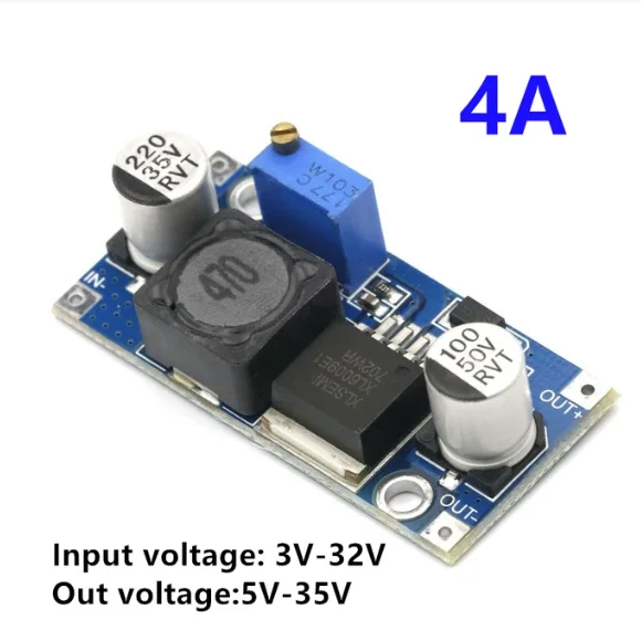 Adjustable DC To DC LM2596 XL6009 XL4015 Buck Boost Module 3A 4A 5A Step-down Power Supply Regulator Module