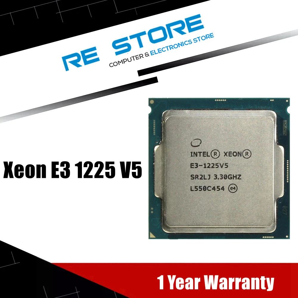 Intel Xeon E3 1225 V5 3.3GHz 8MB 4 Core LGA 1151 CPU Processor E3-1225V5 買い公式 搭載小型サーバ機 v5 E3-1225 Xeon 8GB IPMI 1TB / デスクトップ型PC