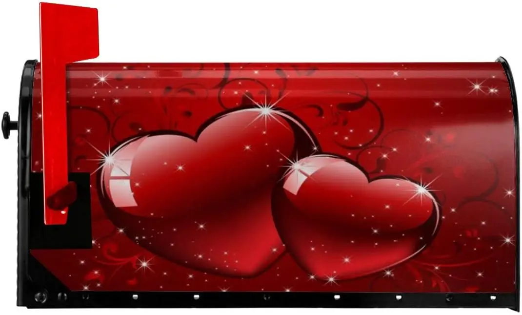 Valentines Day Mailbox Covers Magnetic Mailbox Wraps Post Letter Box Cover Standard Oversize Mailwrap Garden Home Decor