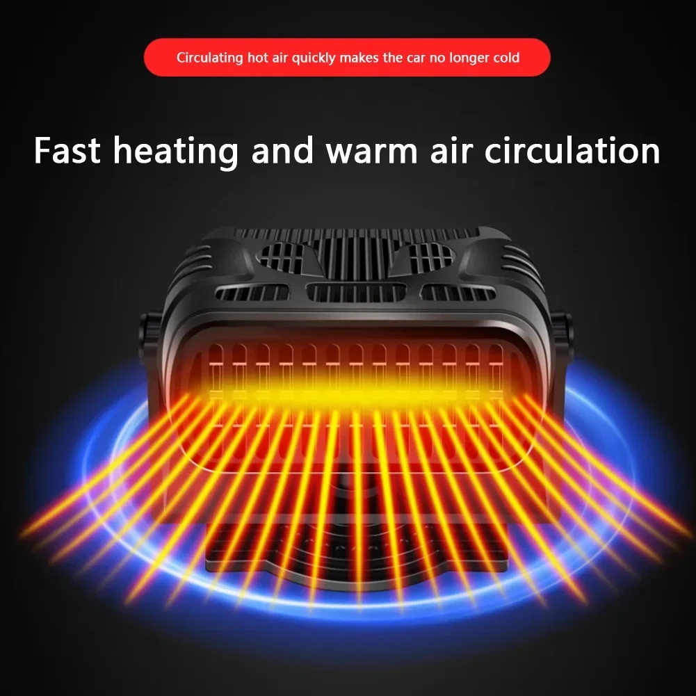 Xiaomi Car Heater 12V/24V Heater Portable Defogger Defroster Heating Fan 200W Dr