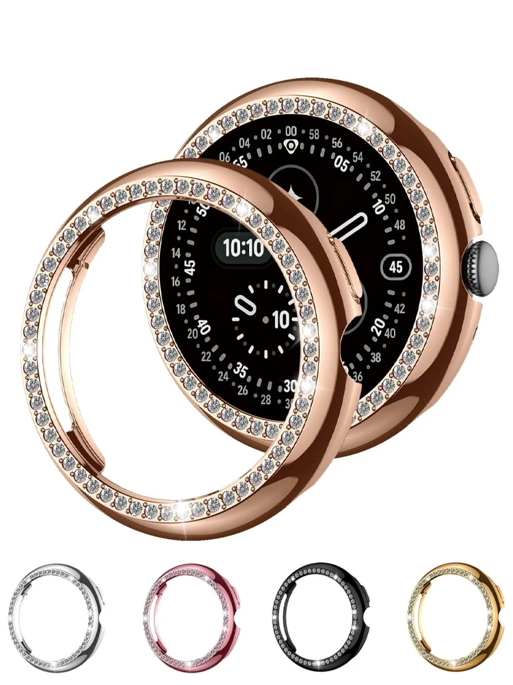 Bling Diamond Glitter Hard PC Watch Case Cover