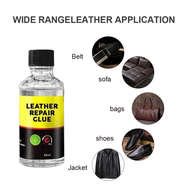 leather repair glue 1/2PCS 50ml/30ml for Car Sofa Bags Shoes Auto Leather Maintenance