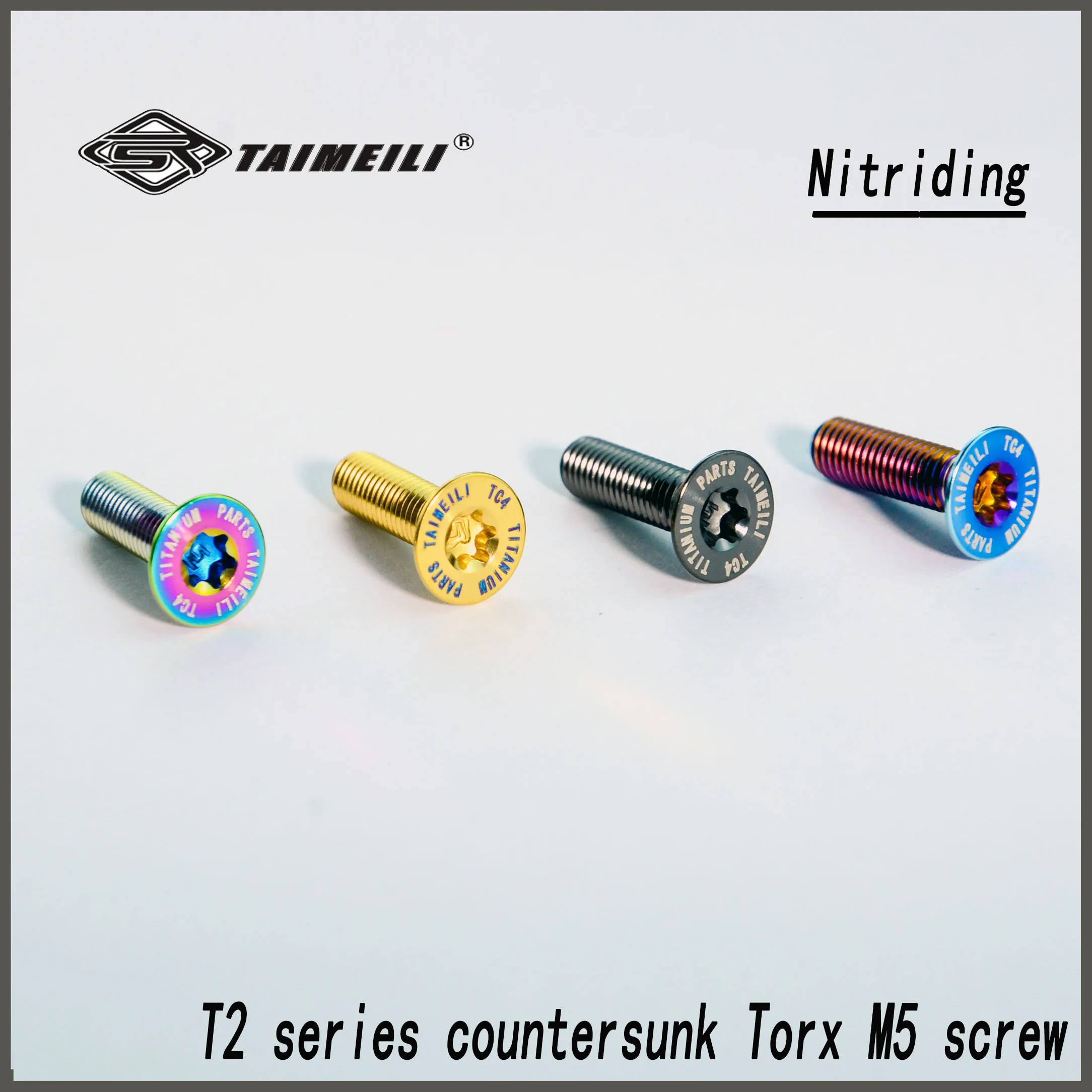 TAIMEILI 1pcs 티타늄 합금 카운터싱크 헤드 스크류 T2 시리즈 Torx m5x12-35mm 스티어링 휠 수정 1pcs