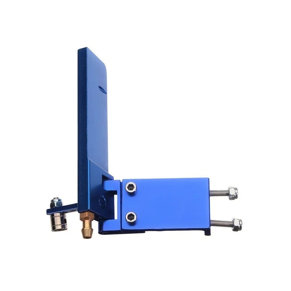 Gouvernail en aluminium pour bateau RC, modèle 95mm, fixation et pale profilée