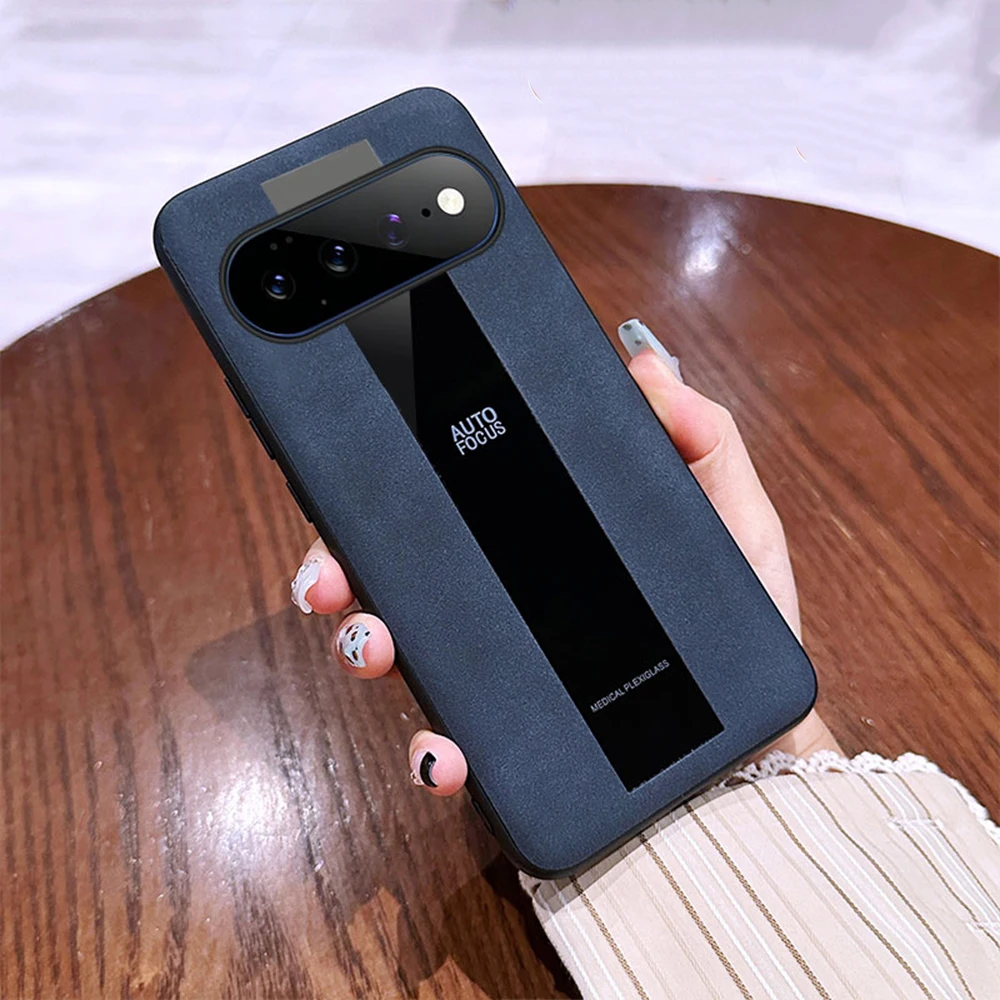 Luxury Sheepskin Leather Matte Phone Case - Shockproof Hard Protective Cover