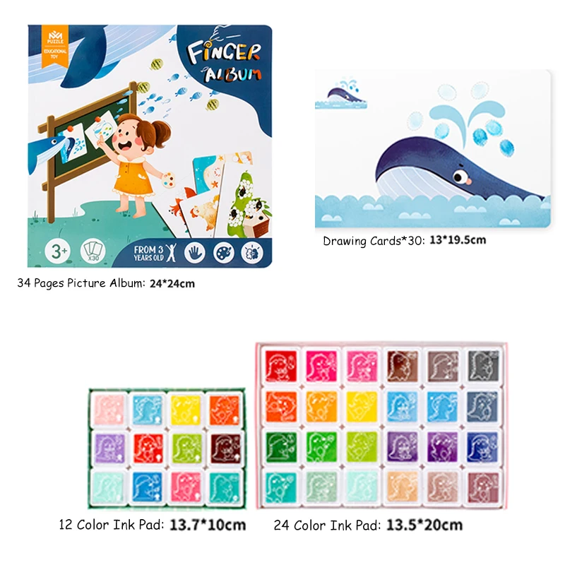 Finger Painting Cards