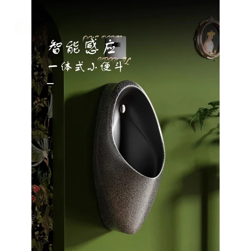 Retro color creative wall-mounted urinal automatic sensing