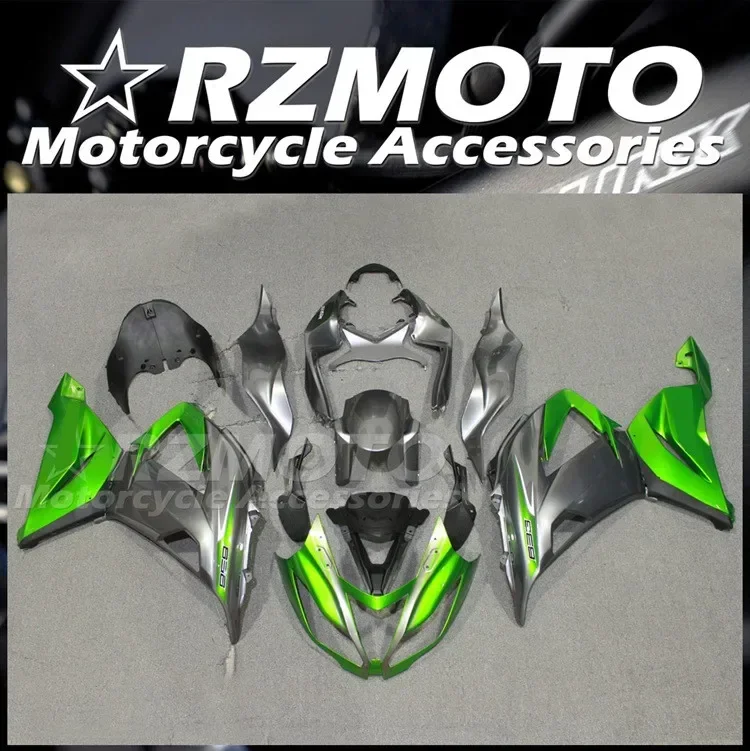 

New ABS Fairings Kit Fit For KAWASAKI ZX-6R 13 14 15 16 17 ZX6R 636 2013 2014 2015 2016 2017 2018 Bodywork Set Green Gray