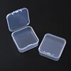 4.5cm Square Mini Transparent Plastic Box Swimming Nose Clip Earplugs Storage Case 3