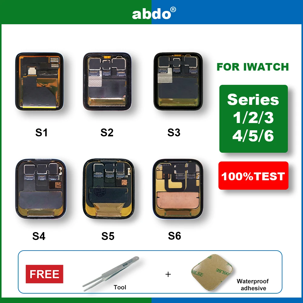 OLED Display Screen For apple watch Series 1 2 3 4 5 6 SE lcd Touch Screen oled Display Digitizer Assembly iWatch Substitution 38mm 42mm 40mm 44mm