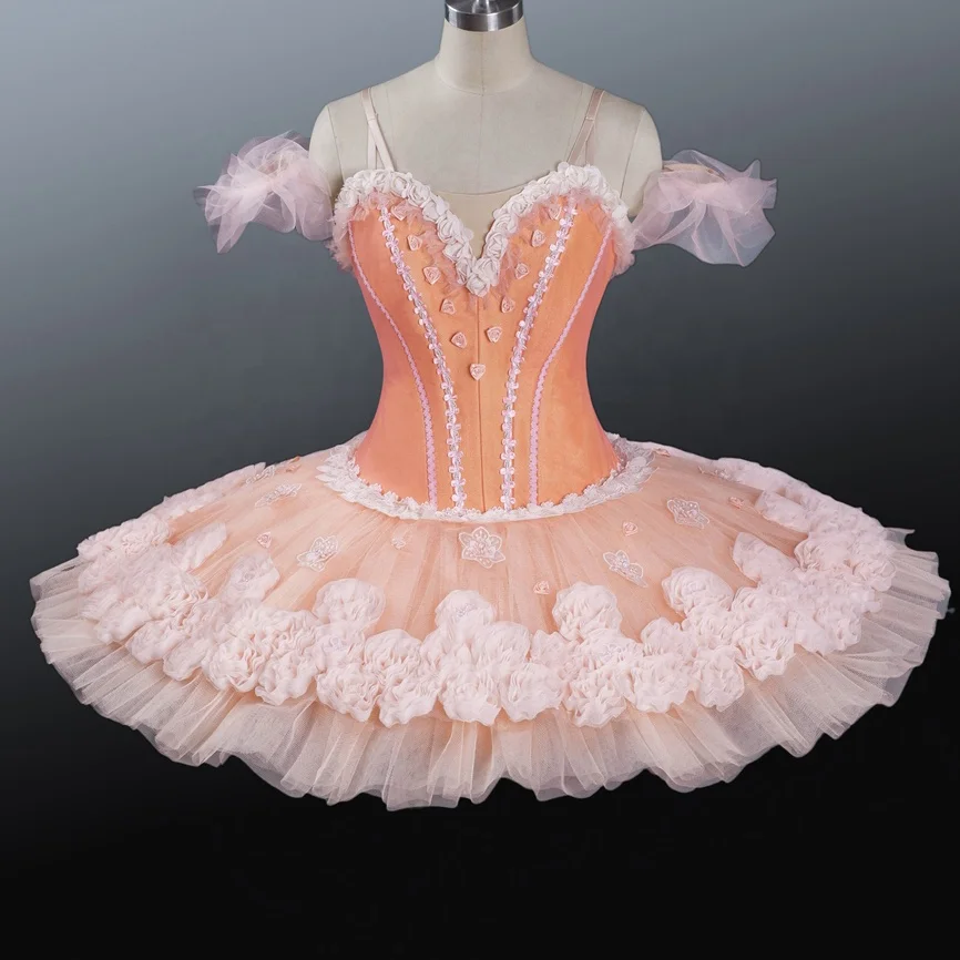 

Free Ship! Ballet tutu women customized Princess Stage dance Costume 12 layer Stiff Tulle Classic swan lake Pancake