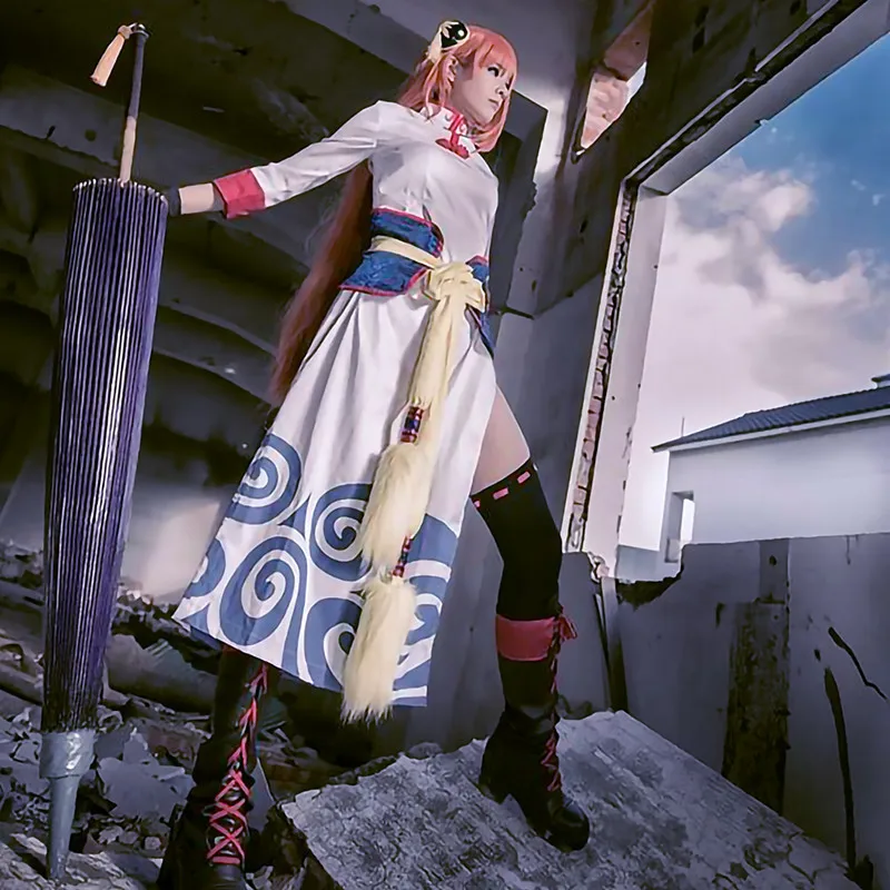

Anime Kagura Cosplay clothing Hallowe party costume fancy ball holiday gift fairy costume cheongsam
