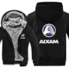 Winter Aixam Hoodies Zipper Thick Unisex Aixam Sweatshirt Man Warm Coat Fleece Streetwear Jacket 2