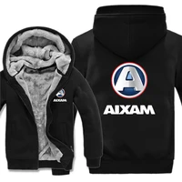 Winter Aixam Hoodies Zipper Thick Unisex Aixam Sweatshirt Man Warm Coat Fleece Streetwear Jacket 2