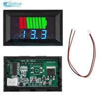 Car Battery Charge Level Indicator 6V 12V 24V 36V 48V 60V 72V Lithium Battery Capacity Meter Tester Display LED Tester 1