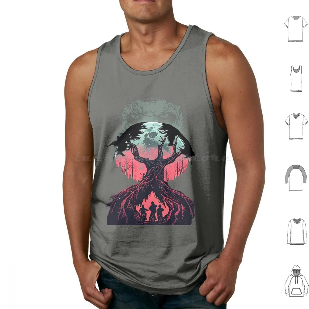 thumbnail image 1 of Camisetas sin mangas Vecna Is Watching You con estampado de algodón Things Stranger Will Byers Mike Eleven Lucas Dustin Hawkins de los 80, 1 of 5